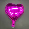 Globo de Película de Aluminio en Forma de Corazón de 5 pulgadas, 10 pulgadas, 18 pulgadas, Decoración para Fiesta de Cumpleaños, Evento de Celebración de Bodas, Globo para Diseño de Eventos