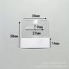 Gancho pet transparente autoadesivo gancho pvc adesivo furo de aeronave furo redondo gancho caixa de cores gancho plástico autoadesivo