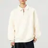 NASA Moletom Pulôver com Meio Zíper Camisa Polo de Manga Longa Masculina 2026 Nova Blusa Básica de Primavera