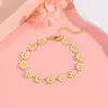 Collar Nuevo de Margarita Europeo y Americano Cadena para Clavícula de Diseño Creativo Celebridad de Internet Joyería de Alta Gama de Moda para Mujer Venta al por Mayor