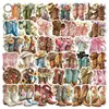 50 pegatinas originales de dibujos animados de botas de vaquero transfronterizas para decorar guitarras, patinetas, equipaje, botellas de agua, agendas, cascos y coches