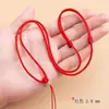 Colgante de Cuerda Fina Roja y Negra para Hombres y Mujeres Colgante de Cuerda Tejido a Mano Cordón para Colgar en el Cuello Marca Buda de Jade Colgante de Jade Cordón de Collar Dorado