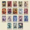72 Cartões Postais de Demon Slayer com Alto Valor Estético, Mercadoria de Anime Criativa Apresentando Zenitsu, Shinobu e Nezuko