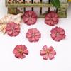 Flor estrela de 4,5 cm DIY flor de seda de simulação cabeça decoração de casa flor de casamento parede decoração corsage acessórios de enfeite de cabeça