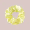 Scrunchies de tecido acetinado de 40 cores, transfronteiriços europeus e americanos, elásticos de cabelo Amazon, faixas elásticas, acessórios de cabelo da moda