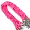 Accesorios de bricolaje, collar de cera de algodón de Corea del Sur, joyería, cordón, cuerda, colgante de cristal de jade, cuerda