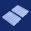 Caja de Embalaje de Plástico con 42 Compartimentos y Ganchos, para Piezas Pequeñas, Herramientas de Ferretería, Componentes Digitales, Caja de Almacenamiento para Cuentas, Joyero