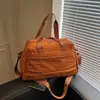 Bolsa de Viagem Simples de Lona da Moda com Separação Úmida e Seca, Bolsa de Armazenamento para Mala de Rodinhas, Bolsa Versátil para Esportes ao Ar Livre e Fitness