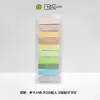 Abas Coloridas para Índice Notas Adesivas Série com Verso Transparente Adesivo Forte Impermeável PET Adesivos de Índice para Marcar Perguntas Erradas Atacado