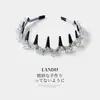 Diadema de Alta Gama con Dientes, Nuevo Modelo 2026, Diadema Versátil Estilo Hada para Celebridades de Internet, Pasador de Pelo de Alta Gama, Accesorio para el Cabello Estilo Coreano