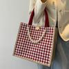 Bolsa de Maternidad Portátil de Alta Gama Gran Capacidad 2023 Bolso de Hombro Coreano de Moda Bolsa de Lona para Estudiantes, Clase, Viajes, Moderno