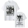 Camiseta Rapper Chris Brown Breezy Bowl Xx Tour 2025, Moda Hip-Hop Masculina e Feminina