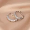 Pendientes de Aro Grandes, Varios Estilos Recomendados, Sensación de Lujo Ligero de Gama Alta, Nuevos Pendientes de Cobre para Mujer, Joyería Vintage, Transfronterizos Europeos y Americanos