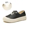 Primera Capa Piel de Vaca Forro de Piel de Oveja Uso Bidireccional Zapatos Blancos Mujer 2026 Otoño Nuevo Estilo Suela Gruesa Casual Forro de Piel de Oveja Versátiles Zapatos para Mujer