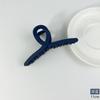 Pinza de agarre cruzada esmerilada, pinza para el cabello de color gelatina, pinza para la parte posterior de la cabeza, pinza grande de tiburón, pinza de calabaza de pontai alto, accesorios para el cabello de niña