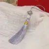 7CM Nudo chino borla pequeña borla de nudo esmerilado colgante para funda de teléfono móvil colgante para marcapáginas accesorios decoración gran descuento