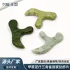 Bastão de Massagem Triângulo de Pedra de Jade Natural para Massagem de Pontos de Acupuntura, Bastão de Massagem de Pontos de Acupuntura nos Pés, Bastão de Massagem para a Planta do Pé