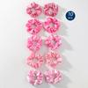 Nuevo Estilo Transfronterizo Retro Simple Color Sólido Set de Gomas para el Pelo Tela Cintas para el Cabello Bandas Elásticas Retro Simples Venta al por Mayor