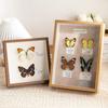 Três-dimensional oco quadro de exibição borboleta espécime quadro DIY quadrado 67810 polegadas a4 planta argila seca flor moldura atacado