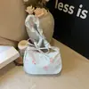 Nova Bolsa Feminina Fresca 2026 Laço Bolsa de Ombro Único de Verão Moda Feminina Casual Transversal Tendência Bolsa de Axila Bolsa de Mão