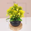 Atacado transfronteiriço de suculentas artificiais, combinações de plantas de mini abacaxi de plástico com formato de coração, flores artificiais, plantas de plástico e itens de decoração para casa