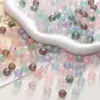 Perlas de Hielo Perlado de Vidrio Perlas de Tierra Perlas Sueltas Hecho a Mano DIY Pulsera Collar Colgante Material para Joyería Perlas Venta al Por Mayor