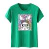 Páscoa Manga Curta Feminina Europeia e Americana Spot Top Coelho Camiseta Estampa Loose Tamanho Grande 2023 Nova Camiseta de Páscoa Feminina