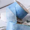 Estampado de cabeza de ratón de dibujos animados cinta de gasa lazo DIY accesorios para el cabello flores regalo horneado empaque de pastel