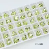 Dongzhou Diamante para Unhas 10*8.8mm Coração Geométrico Fundo Pontiagudo Diamante DIY Brincos Joias Diamante Brilhante Decoração de Unhas Diamante