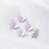 Colgante Chapado Mariposa Diamante Exquisito Estéreo Brillante Accesorios de Joyería Colgante de Collar DIY Pendientes
