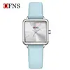 Reloj de Cuarzo Oufani para Commuter con Caja de Aleación, Elegante Reloj para Mujer, Resistente al Agua 30m, Alta Estética, Reloj de Pulsera Cuadrado para Mujer
