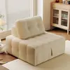 Sofá-cama dobrável, sofá multifuncional, sofá dobrável de uma pessoa, adequado para apartamentos pequenos, sofá-cama para sala de estar, design retrátil e extensível