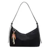 Moderna e Elegante Cor Sólida Tendência Outono Novo Estilo Fosco Retrô Ombro Único Bolsa Feminina Simples Casual Transversal Pequena