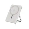 Batería Externa Inalámbrica Magnética con Soporte de Aleación de Aluminio 5000Mah