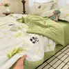 Colcha de Verão em Algodão Lavado com Novo Estilo e Relevo Ultrassônico, Colcha de Verão Fofa e Macia para Resfriamento, Colcha Fina de Ar Condicionado para Cama de Casal, Núcleo de Colcha Fina para Estudante