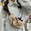 Bolso Cruzado con Diseño de Letra Único para Mujer, Bolso de Hombro Simple y Moderno para Estudiantes, Bolso de Pecho de Moda Elegante de Gran Capacidad, Versátil