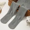 Nuevas mallas de algodón puro para niños de primavera y otoño, anti-bolitas, antideslizantes, alta elasticidad, amigables con la piel, calcetines de algodón para danza infantil