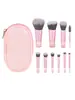 Kit de pincéis de maquiagem coloridos transfronteiriços 10 ferramentas de beleza para maquiagem pincel conjunto completo de pincel para pó pincel corretivo pincel para sombra atacado