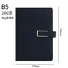 Caja de Regalo con Cuaderno A5 Set Personalizado Libro de Actas de Reunión Cultura de Oficina de Negocios Bloc de Notas Sencillo Cuaderno Personalización