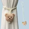 En Stock de Fábrica Transfronterizos Dibujos Animados Flor Crema Ajustables Sin Taladro Creativos Sin Instalación Alzapaños para Cortinas