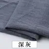 Tela de algodón lino de bambú lisa artística ligera tela de ropa de algodón lino textura de algodón lino de bambú estilo chino tela plisada