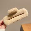 Pinza para el pelo de felpa de 16 cm, Pinza para el pelo, Pinza de tiburón de alta gama para otoño e invierno, Pinza para la parte trasera de la cabeza, Pinza para el pelo, Accesorio para el cabello, Popular
