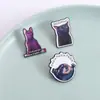 Comercio Exterior Creativo Inglés Profesional Gato Divertido Insignias Divertido Memes en Línea Paquete de Expresiones de Gato Broche Pin