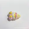 Cuentas Novedosas 3D de Colores con Forma de Cono de Helado para Cadenas de Teléfono, Llaveros, Colgantes de Bolsos, Materiales para Joyería Hecha a Mano DIY
