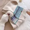 Bufanda de Punto de Felpa Suave y Cera Estilo Coreano Estilo Ins de Doble Cara para Mujer Cálida de Invierno Bufanda de Lana para Estudiante