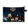 Bolsa de Almacenamiento Grande con Temática de Ciervos del Bosque, Estuche para Lápices de Papelería Estudiantil, Bolsa con Cremallera de 99 Noches, Billetera