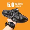 Pantuflas cerradas de verano para hombre, transpirables, antideslizantes, resistentes al olor, cómodas, para conducir, deportes al aire libre y uso casual