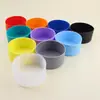 Copo de Água Capa Antiderrapante Capa Inferior de Borracha Copo de Vidro Isolamento Capa de Silicone Transfronteiriça 7,5cm9cm Capa de Copo de Silicone Universal
