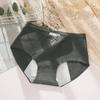 [55.00 kg-75.00 kg] Calzones fisiológicos menstruales ropa interior de algodón para mujer borde de encaje lazo calzones de algodón para damas