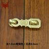 Hebilla de candado estilo chino antiguo de latón puro hebilla de cadena retro cerradura de puerta cerradura de puerta cerradura de puerta de gabinete perno de puerta puerta engrosada de latón macizo
